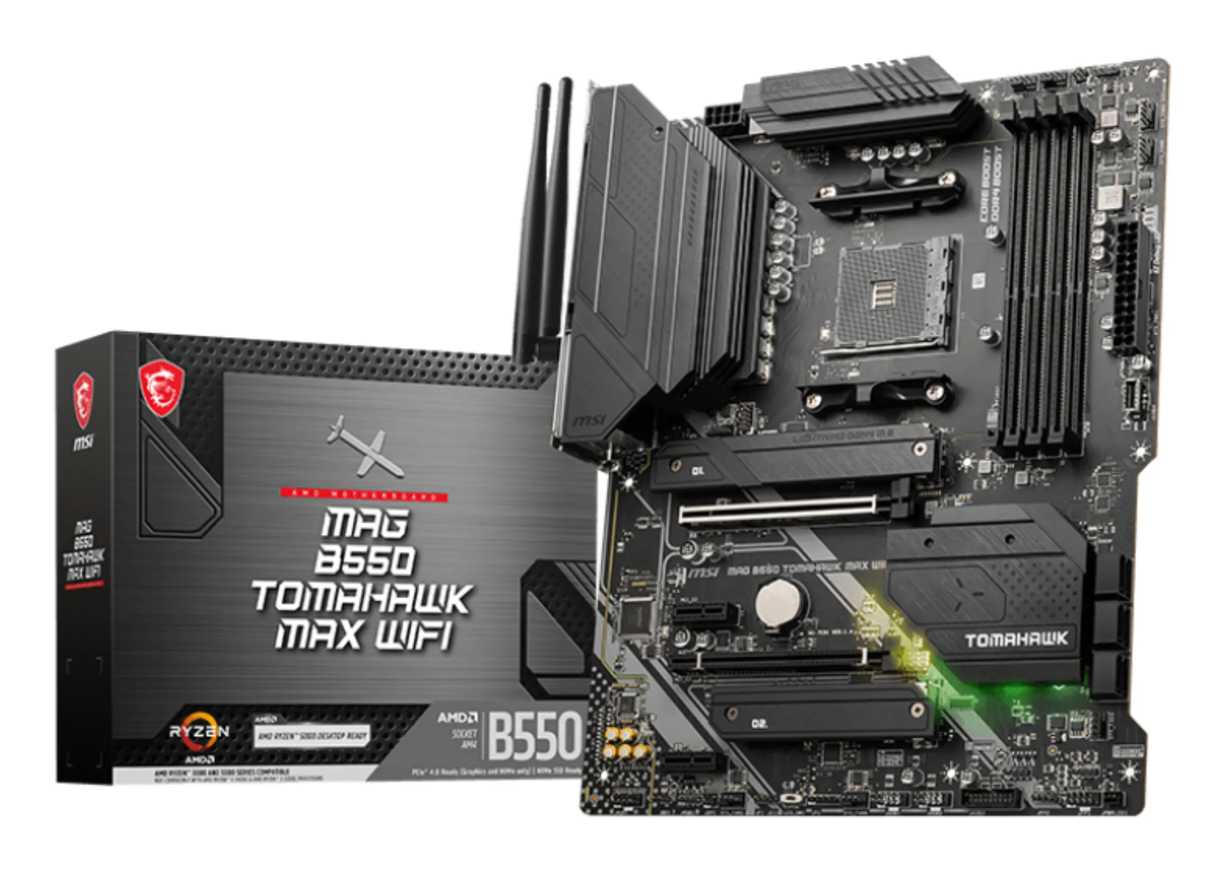 MSI MAG B550 TOMAHAWK MAX WIFI AM4 ATX Motherboard - Multitronic
